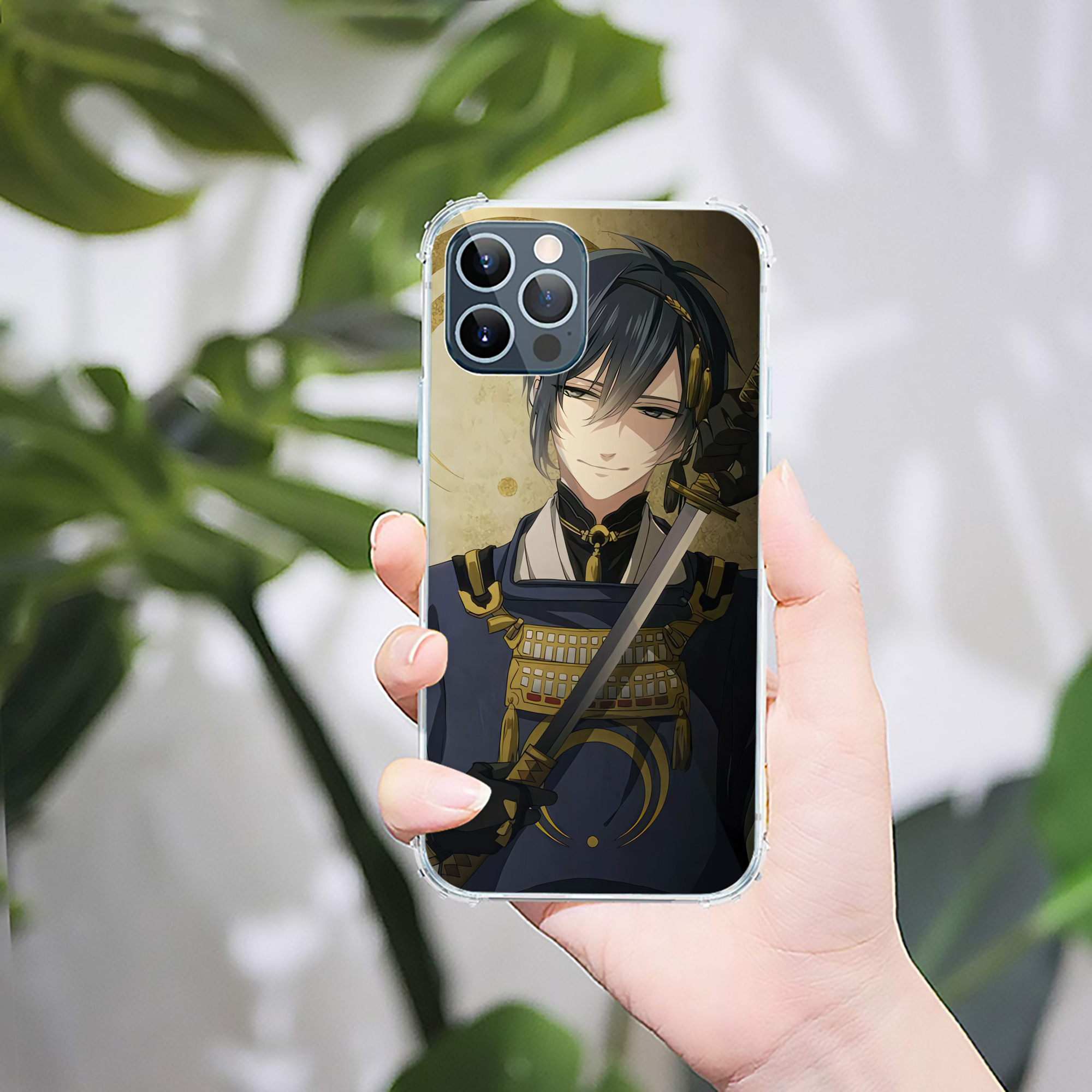 （画像用） 刀剣乱舞 Touken Ranbu 【iPhone 12シリーズ対応】透明スマホケース（クリアソフトケース）